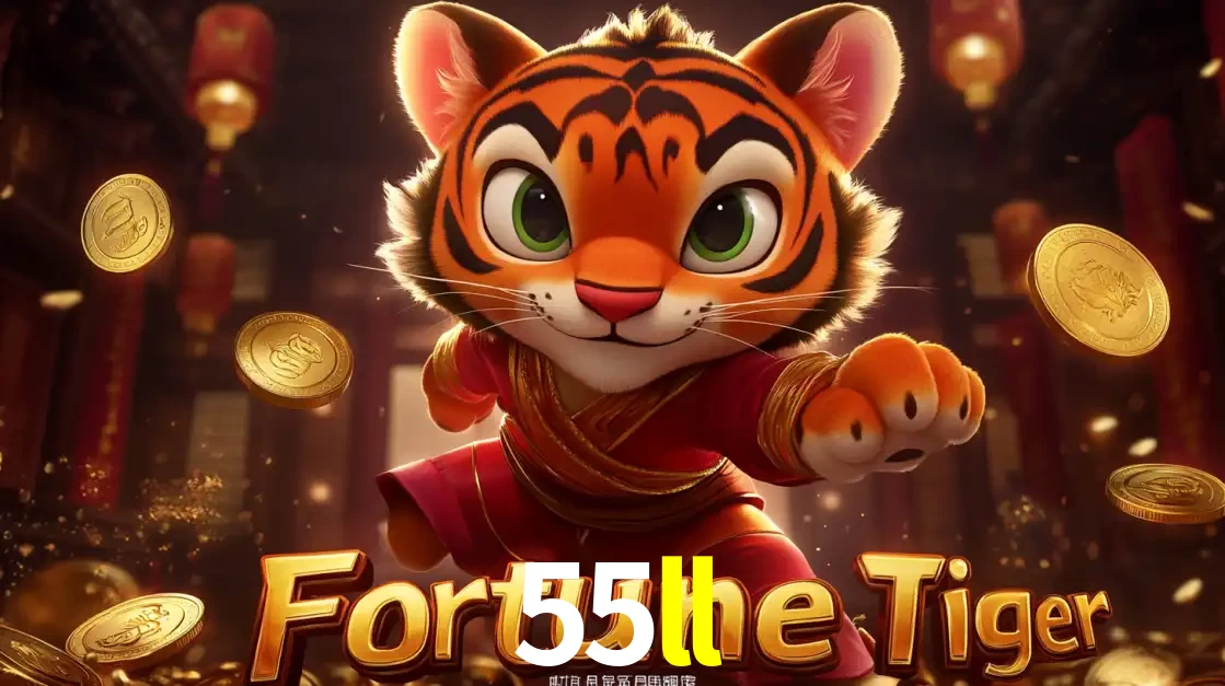 O carismático mascote do jogo de slot Fortune Tiger, um tigre fofo em pose de artes marciais, pronto para trazer sorte e multiplicadores de ganhos no cassino online 55ll.